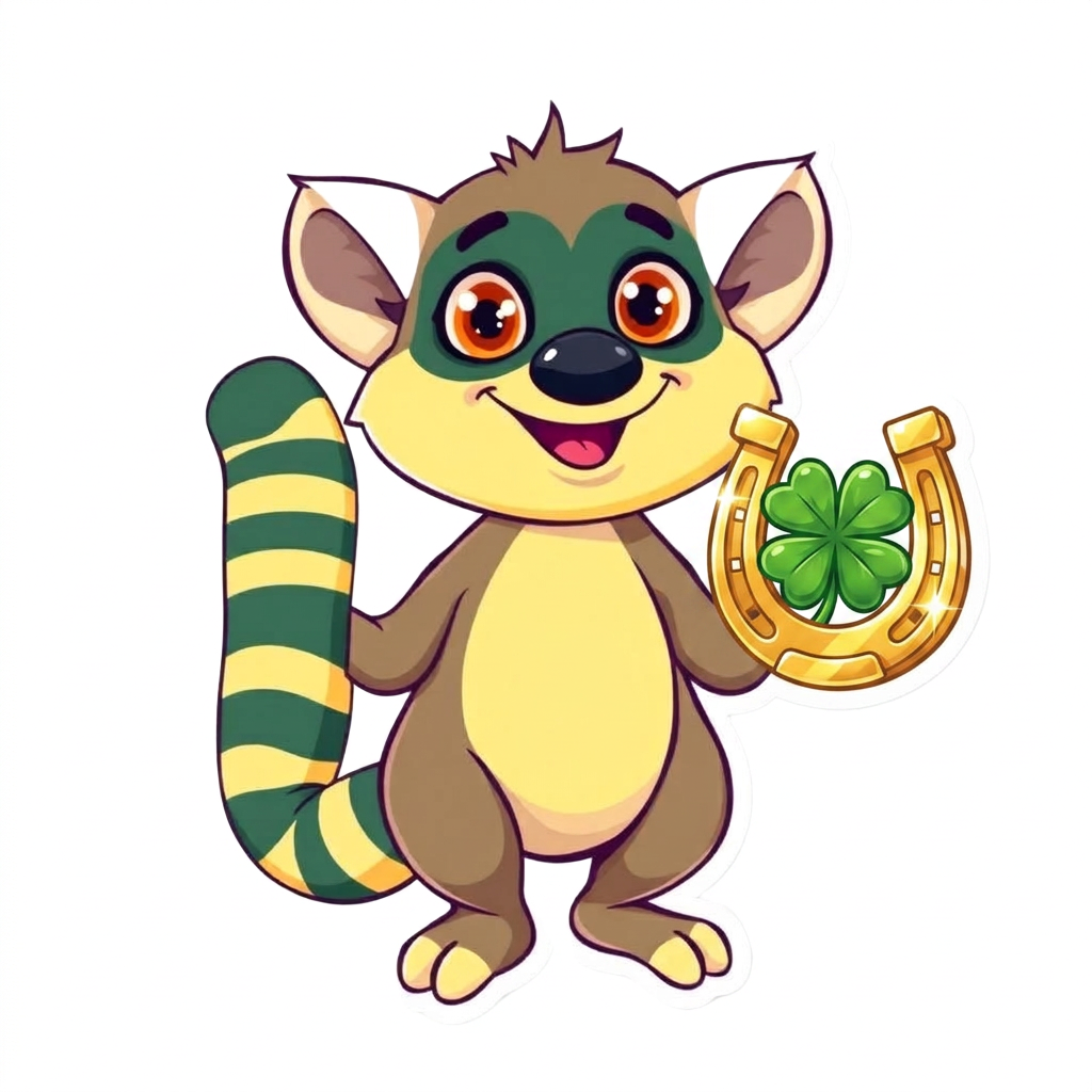 Lucky the LuckLemur mascot