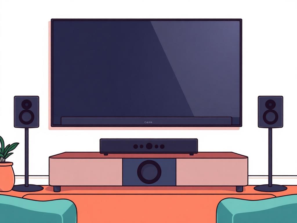 85" QLED TV + soundbar + subwoofer